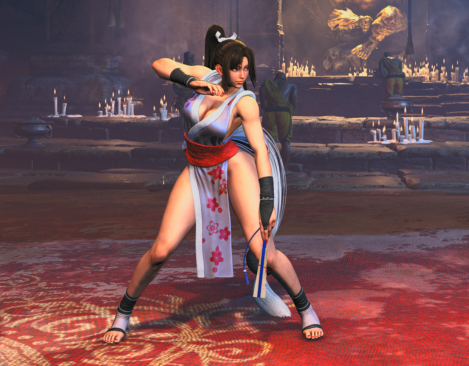 Mai wearing the final exported color mod in Street Fighter 6.